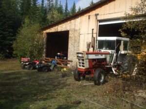 Minneapolis Moline and Baler